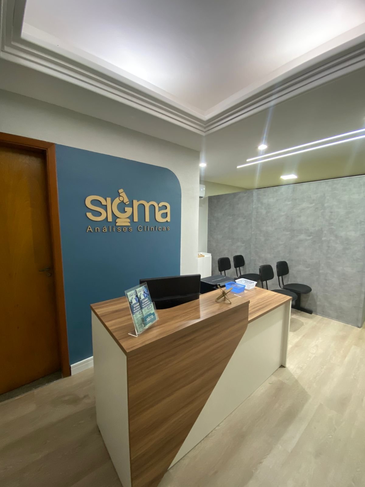 Recepção da Sigma Análises Clínicas