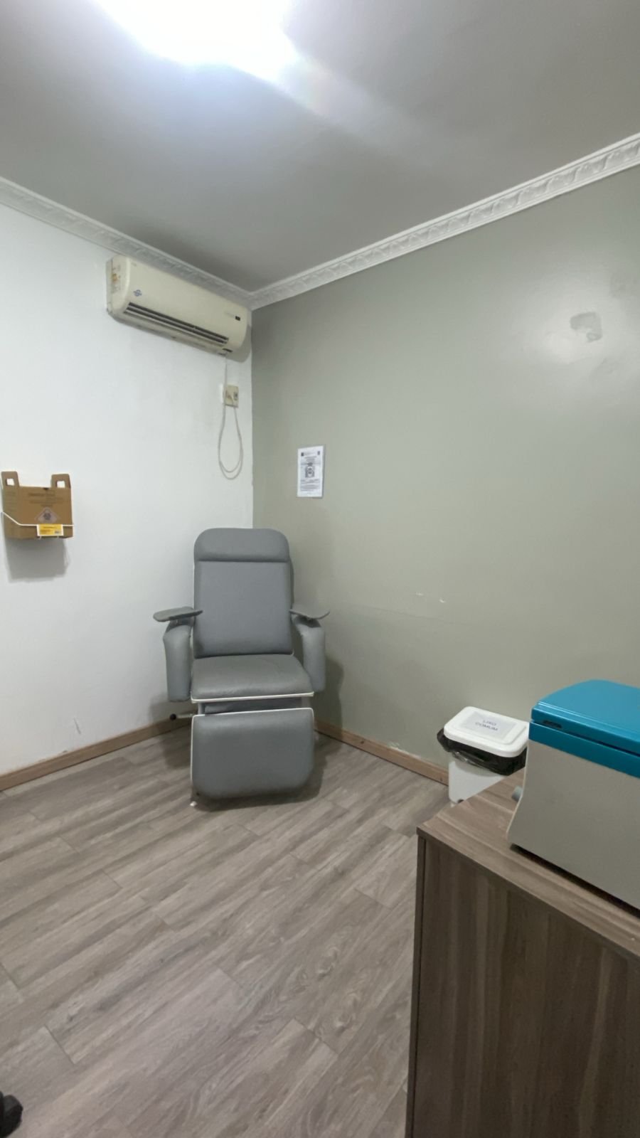 Sala de coleta da Sigma Análises Clínicas
